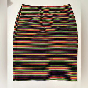 NWOT Talbots Multicolor Striped Pencil Skirt